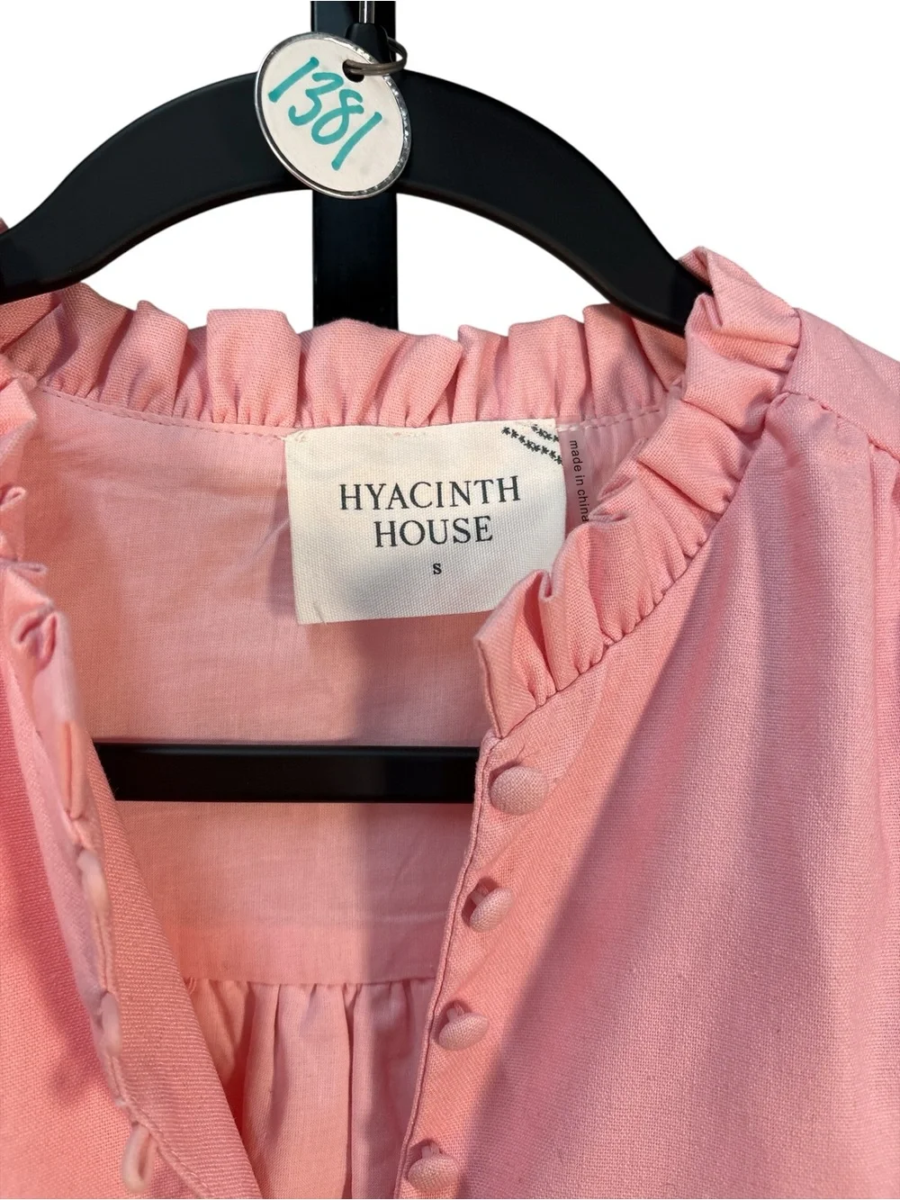 NWT‎ Tuckernuck Hyacinth House Mimi Mini Dress Linen Embroidered $198 Small